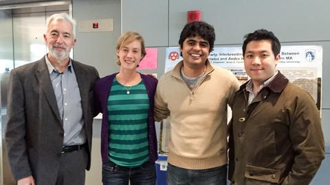 Farrell Lab members at 2016 senior thesis poster session