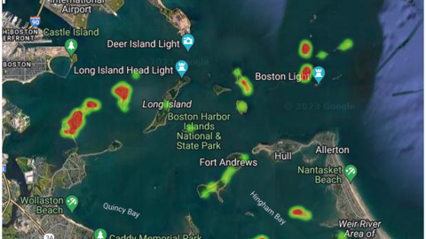 Heat map showing locations BHI ATBI specimens were collected